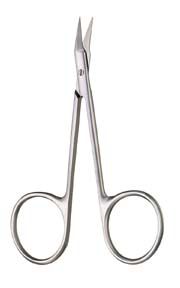 O'BRIEN STITCH SCISSORS, 9CM, ANGLED TO SIDE