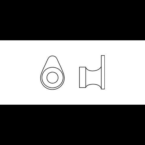 SHAH GROMMET WITH WIRE, ID 1.14MM, FLUROPLASTIC