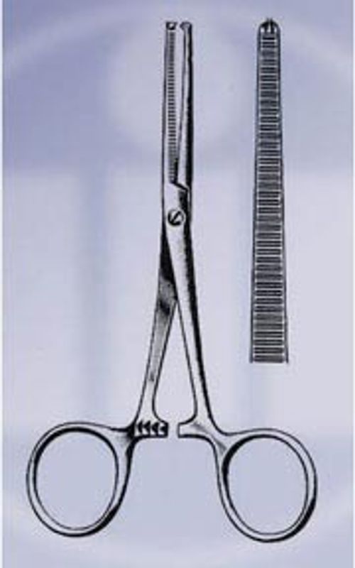 Kocher Haemostatic Forceps 6" (16cm) Curved Serrated Jaws 1x2 Teeth – OR Grade Medikrebs