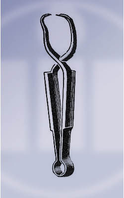 SCHAEDEL TOWEL CLAMP, 8CM, CROSS ACTION