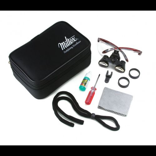 LOUPE KIT WITH RED FRAME, MAGNIFICATION 3.5X, L, 16" TO 20" WORKING