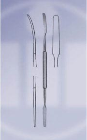 MACDONALD DISSECTOR, 19CM, DOUBLE ENDED, BLUNT
