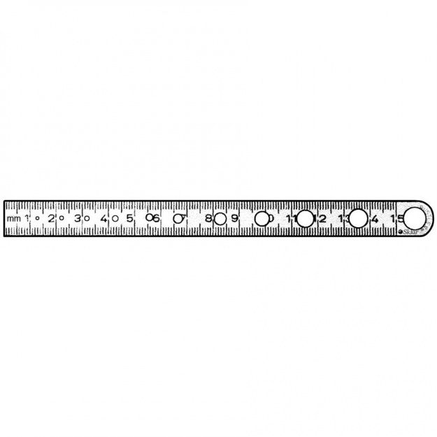 PERFORATED RULER, 6