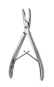 LUER BONE RONGEUR, 15CM, STRONG CURVE
