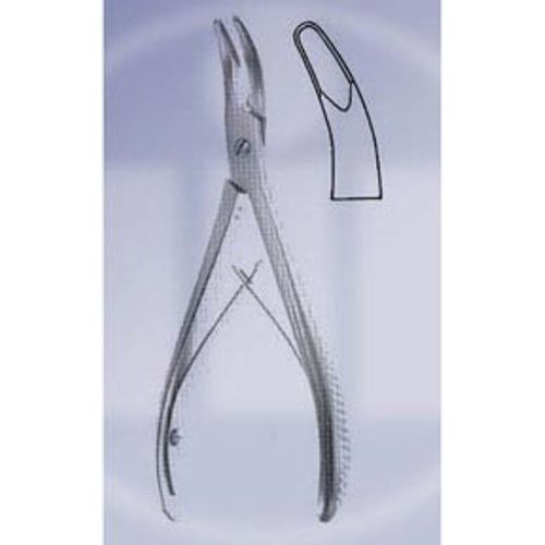 LUER BONE RONGEUR, 15CM, STRONG CURVE